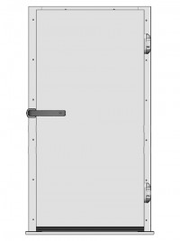 Одностворчатые распашные двери для холодильных и морозильных камер